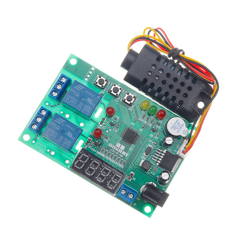 Temperature and Humidity Control Board AM2301 Sensor Module 5V~24V DC 10A Controller