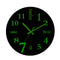 Modern Luminous Wall Clock Glow In The Dark Art Home Living Room Decorations
