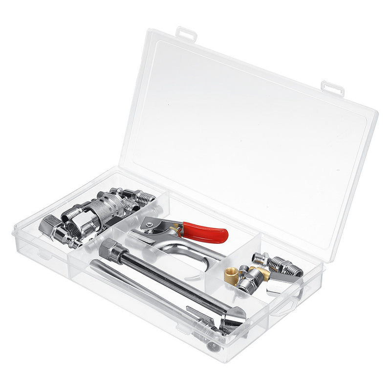 17pcs 1/4 Inch NPT Quick Connector Pneumatic Connector Tool Accessories