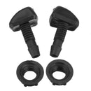 Universal Car Windscreen Washer Wiper Nozzle Spray Jet DIY Front Window Pair
