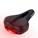 ROCKBROS Bike Saddle With Rear Light Waterproof Bike Seat MTB Light MTB Road Bike Cycling Saddle