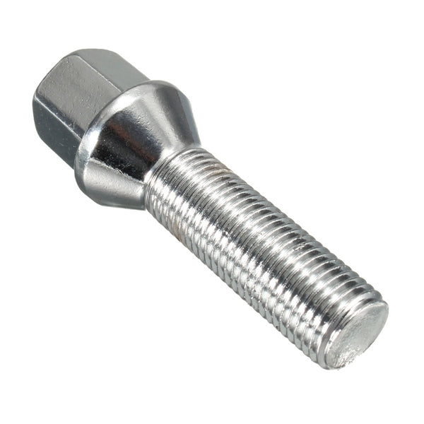 10pcs M14 x 1.5 40mm Steel Wheel Bolts Screw For Vehicle Audi A3 A4 S3 A6 VW Golf Seat 19mm Hex