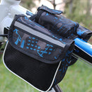 600D Polyester Reflective Double Side Touch Screen Bike Front Frame Bag Bicycle Pouch Cycling Pack For Mountain/Road Bike