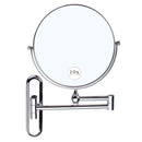 10X LED 2 Sides Magnifying Makeup Vanity Cosmetic Mirror Wall Mounted Extending Mirrors
