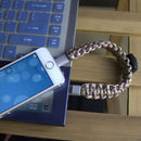 IPRee EDC Outdoor Survival Bracelet Camping Emergency Paracord Tool Kits USB Data Cable For iPhone