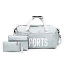 3PCS Waterproof Shoulder Bag Wet-dry Seperation Shoes Bag Fitness Yoga Handbag Luggage Bag