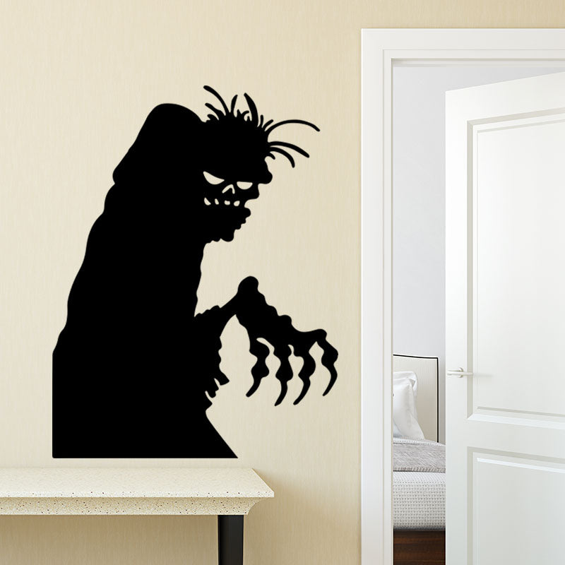 Miico FX3018 Halloween Sticker Monster Pattern Sticker Removable Wall Stickers For Halloween Room Decoration