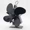 4-Blade Heat Powered Stove Fan for Wood/Log Burner/Fireplace Increases More Warm Air Eco-Friendly Household Fireplace Fan