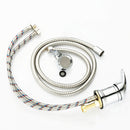 Hot/Cold Water Mixer Tap Shower Head Sprayer Hose 1/2" For Hairdressing Salon