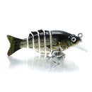 ZANLURE 4Piece /Box 2"/0.1oz Multi Jointed Fishing Lure Hard Baits Lifelike 6 Segments Swimbait Crankbaits