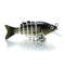 ZANLURE 4Piece /Box 2"/0.1oz Multi Jointed Fishing Lure Hard Baits Lifelike 6 Segments Swimbait Crankbaits