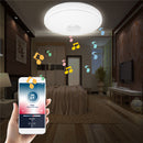 24W Modern LED Ceiling Light bluetooth Music Speaker Lamp for Bedroom Living Room AC185-260V