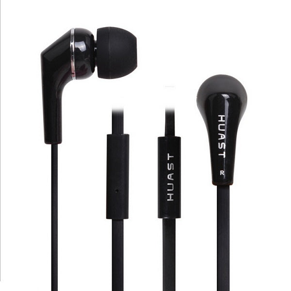 HUAST-37 Colorful Heavy Bass Headphone With Mic In-ear Earphone for Iphone Samsung Xiaomi
