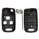 3 Button Folding Remote Key Fob Case Shell TOY43 Blade for Toyota Avensis Yaris