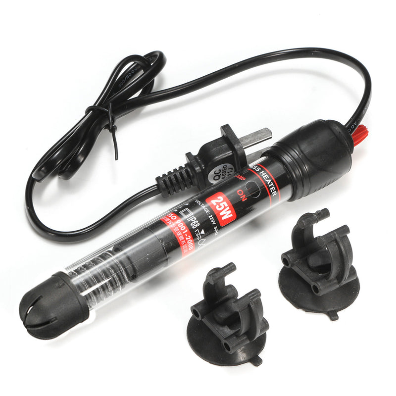 25/50/100/200/300W Aquarium Fish Tank Automatic Water Thermostat Heater with Sucker Cups