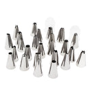 Honana CF-PC50 36 Pcs Stainless Steel Cream Icing Piping Nozzles Cake Decor Pastry Tips Baking Tools