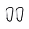 Screw Lock D-Shaped Carabiner Hook Keyring Clip