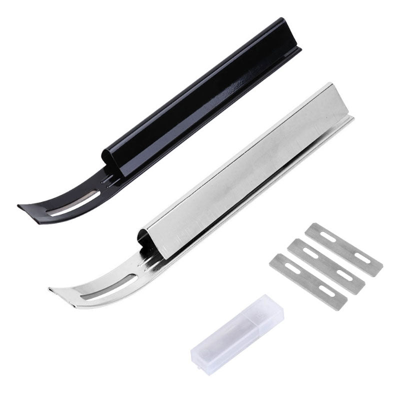 KCASA HT-51 DIY Stainless Steel Blade Leather Craft Tool Leather Skiving Cutting Tool Leather Craft Tool