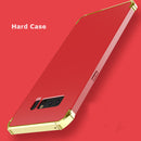 Bakeey 3 In 1 Bumper Plating Frosted Case For Samsung Galaxy Note 8