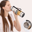 Portable Water Bottle Stainless Steel Thermos Vacuum Cup Camping Travel Portable Insulated Cup