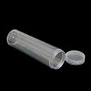10Pcs/Set 25mm Round Clear Plastic Coin Tube Coin Holder Container for Quarter Dollar Storage Tube Screw
