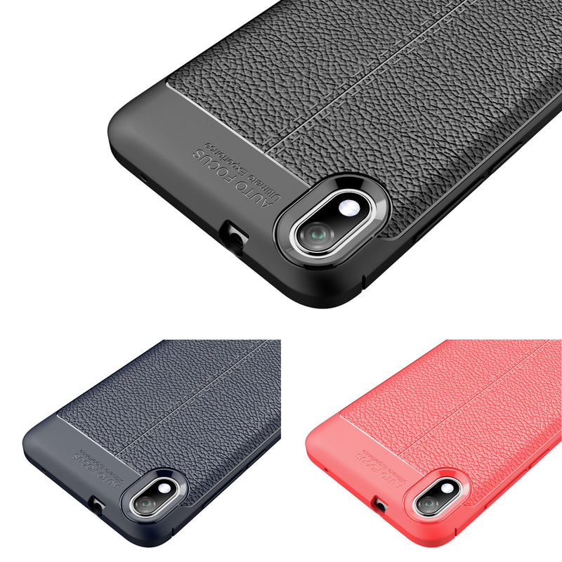 Bakeey Luxury Litchi Pattern Shockproof PU Leather Protective Case for Xiaomi Redmi 7A