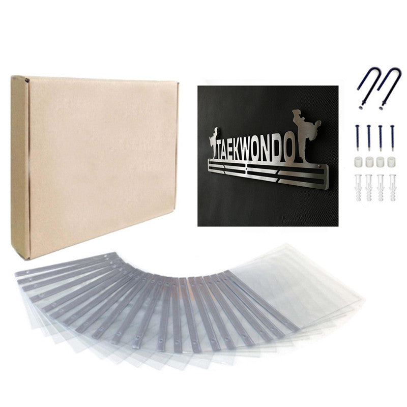 36 Medals Metal Steel Running Medal Hanger Display Rack Decorations for Running Swim Bike Competition