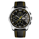 SKMEI 9106 5ATM Waterproof Sport Men Watch Calendar Function Stopwatch Quartz Watch