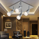 4 Way GU10 Ceiling Light Fitting Adjustable Pendant Lamp Room Home Fixture