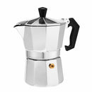 50 / 100 / 150 / 450ml Silver Aluminum Octagonal Mocha Coffee Pot Cup Percolator Maker Tea Pot