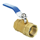 TMOK 1/2" 3/4" 1" Brass Ball Valves Two Piece Inline Lever Handle BSP Female Thread