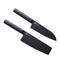 HuoHou Cool Black Kitchen Non-Stick Knifes Stainless Steel Knifes Set 307mm Slicing Knifes and 298mm Chef Knifes Cutter from Xiaomi Youpin