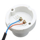 E27 Oblique Mouth Crawler Reptile Ceramic Heat Lampholder Light Socket Bulb Adapter AC110-240V