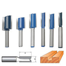 6pcs 1/4 Inch Shank Router Bit Set Wood Working Cutter