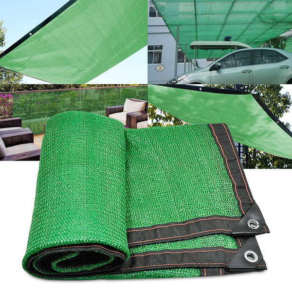 Sun Shade Sail Awning Cover Outdoor Garden Canopy 6 Stitches 80% Sunshade Green Net