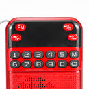 Portable FM 70-108MHZ Radio Digital Display Power off Memory TF Card Speaker MP3 Player