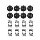 4Pcs 2020 Aluminum Profile Corner Angle Bracket Connector with Gasket Nut + M5 Flat Head Screw for V-Slot 3D Printer