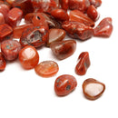50g Natural Red Agate Gravel Onyx Quartz Stone Minerals Specimens DIY Findings Design