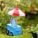 1Pc Miniature Dollhouse Bonsai Craft Fairy Garden Glass Vase Fruit Stall Decor