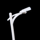 10x Dollhouse White Street Lamp Miniature Bonsai Garden PVC Landscape Decor
