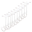 10pcs 2-Side Street Lamp Dollhouse Miniature Bonsai PVC Flower Pot Decor