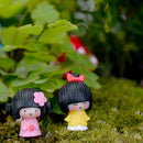 10Pcs Miniature Dollhouse Bonsai Craft Fairy Garden Glass Vase Kimono Girls Decor