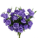 Rose Stimulation Flower Plant Home Office Table Wedding Party Decor Purple And Green