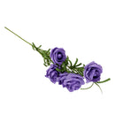 Rose Stimulation Flower Plant Home Office Table Wedding Party Decor Purple And Green