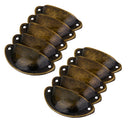 10Pcs Victorian style Cup Shell Cupboard Drawer Cabinet Pull Handle Bronze