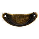 10Pcs Victorian style Cup Shell Cupboard Drawer Cabinet Pull Handle Bronze