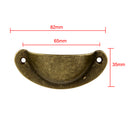 Set Of Vintage Brass Pull Handle Door Cabinet Dresser Drawer Knob With Screws