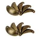 Set Of Vintage Brass Pull Handle Door Cabinet Dresser Drawer Knob With Screws