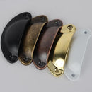 10Pcs Victorian style Cup Shell Cupboard Drawer Cabinet Pull Handle Copper