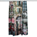 Street Cafe Pattern Waterproof Fabric Bathroom Shower Curtain Screens 72"